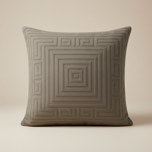 Taupe pillow