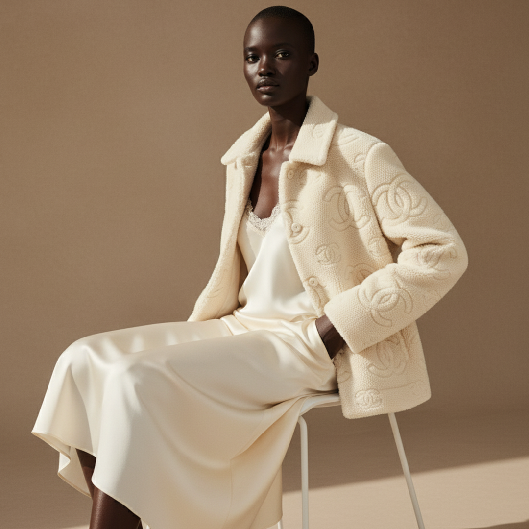 Cloud Puffer Jacket in Ivory Whisper