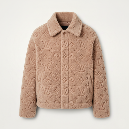 Cloud Puffer Jacket in Blush Sand